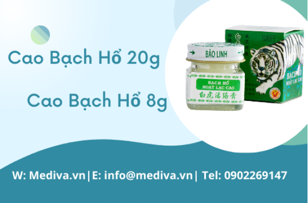 Công ty phân phối Cao Bạch Hổ 20g giá sỉ, uy tín, chất lượng